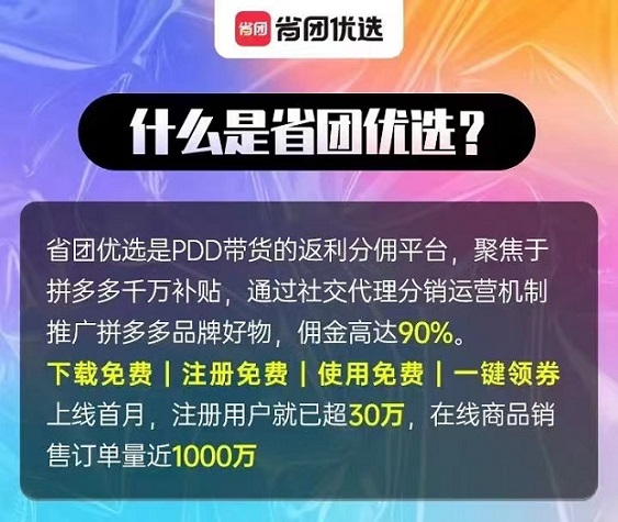 省團(tuán)優(yōu)選-超實用的電商分享返傭平臺！